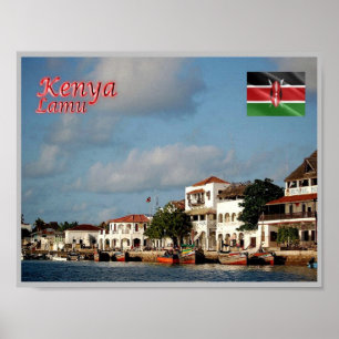 Lamu - Kenia - Panorama - Poster