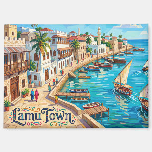 Lamu Town Kenia Magneet