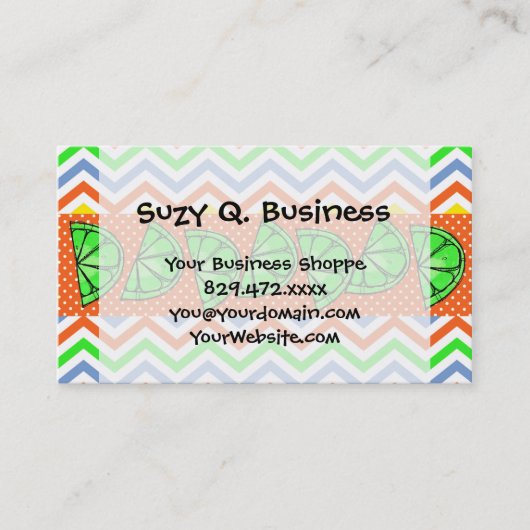 L'amusement d'été chaule des cartes de visite de (Devant)