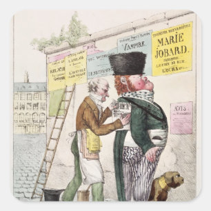 L'amusement d'un autocollant à Bill, 1820
