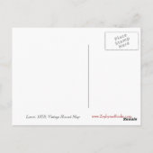 Lanai, 1878, Carte Vintage Hawaii (Dos)