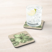 Lanai Hibiscus Hawaiian Cork Dessous de verre (Côté Droit)