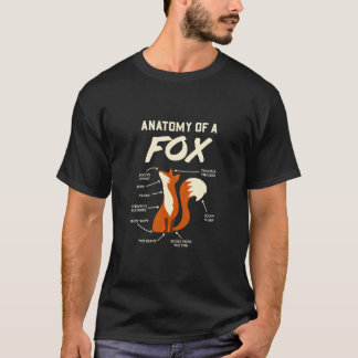 L'Anatomie D'Un Renard Pour Un Fandom Fan T-Shirt