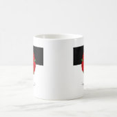 Lancashire Flag Mug - Rose, charbon et coton (Centre)