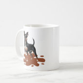 Lancashire Heeler Mug - Conception de chien mignon (Devant gauche)