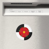 Lancashire Magnet - Rose sur les quartiers noirs e (In Situ (Lave-vaisselle))