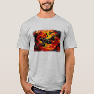 Lancaster Bomber Bombing Run T-shirt