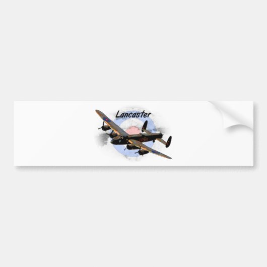 Lancaster Bomber Bumpersticker (Voorkant)