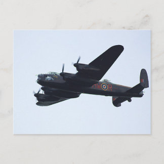 Lancaster Bomber in Flight. Briefkaart
