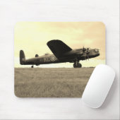Lancaster Bomber Sepia Tone Muismat (Met muis)