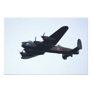Lancaster Bombers. Foto Afdruk