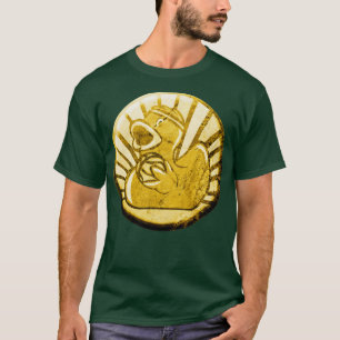 Lancaster County Eenden Kleine Gouden Logo T-shirt