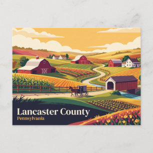 Lancaster County Pennsylvania Briefkaart