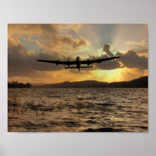 Lancaster en het meer poster
