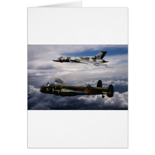 Lancaster en Vulcan XH558