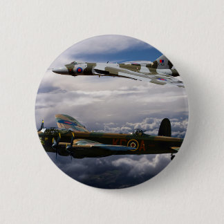 Lancaster en Vulcan XH558 Ronde Button 5,7 Cm