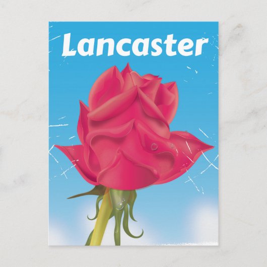 Lancaster, Engeland reisposter Briefkaart (Voorkant)