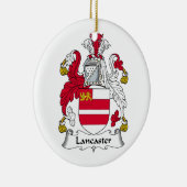 Lancaster Family Crest Keramisch Ornament (Rechts)