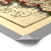 "Lancaster" Lancashire County Map Poster (Hoek)