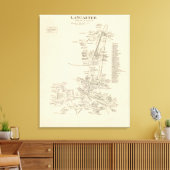 Lancaster, Lancaster Canvas Afdruk (Insitu (Woonkamer))