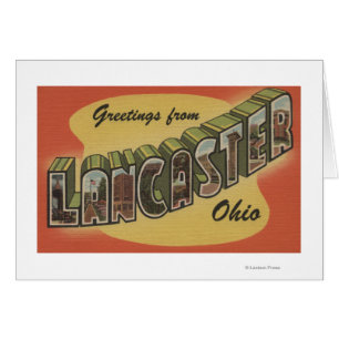 Lancaster, Ohio - Grote letterscènes