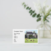 Lancaster PA - Familie Boerderij met Koeien in de Visitekaartje (Staand voorkant)