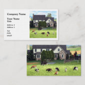 Lancaster PA - Familie Boerderij met Koeien in de Visitekaartje (Voorkant / Achterkant)