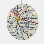Lancaster PA Keramisch Ornament (Links)