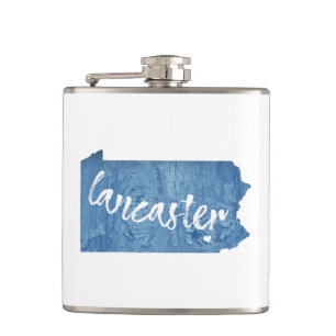 Lancaster Pennsylvania Wood Grain Heupfles