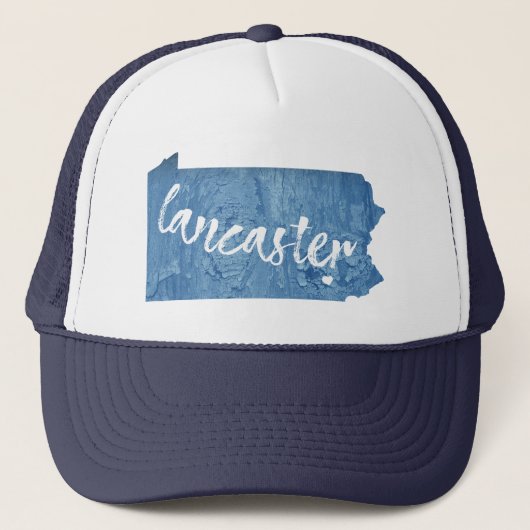 Lancaster Pennsylvania Wood Grain Trucker Pet (Voorkant)