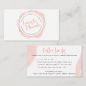 Lancaster Placenta Visitekaartjes (Voorkant / Achterkant)