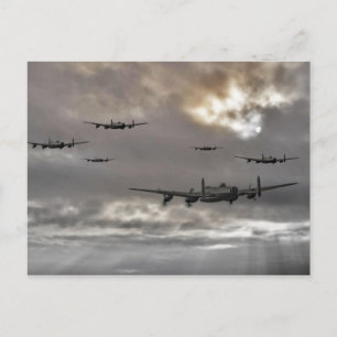 Lancaster Raid Briefkaart