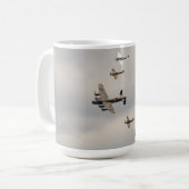 Lancaster, Spitfire en orkaan Koffiemok (Voorkant links)