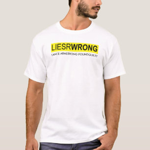 Lance Armstrong Livestrong.Org T-shirt Spoof