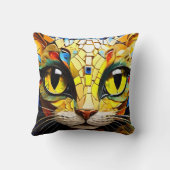 Lance coussins de Mosaic Cats (Verso)