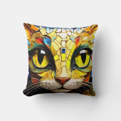 Lance coussins de Mosaic Cats (Recto)