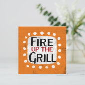 Lance La Carte De Voeux Grill (Debout devant)