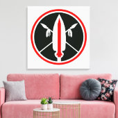 Lance Missile Canvas Afdruk (Insitu (Woonkamer))