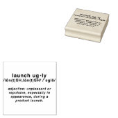 Lanceer lelijke rubberen stempel (Gestempeld)