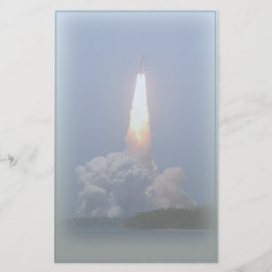 Lanceerstation voor spaceshuttle briefpapier