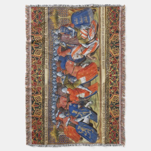 Lancelot van het meer in het toernooi van Camelot Deken (Voorkant Verticaal)