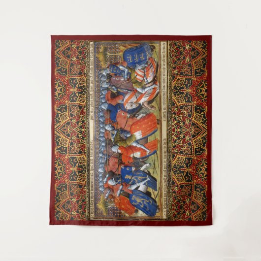 Lancelot van het meer in het toernooi van Camelot Wandkleed (Voorkant)