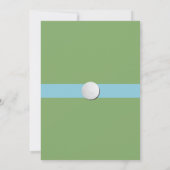 Lancement d'anniversaire de golf et invitation (Dos)