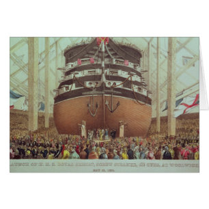 Lancement de H.M.S. Royal Albert, vapeur de vis