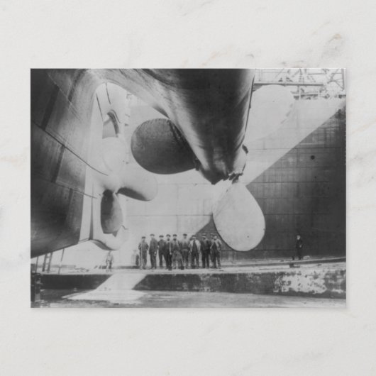 Lancement de la carte postale Titanic (Devant)