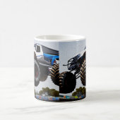 Lancement d'un camion monstre, Mug de café (Centre)