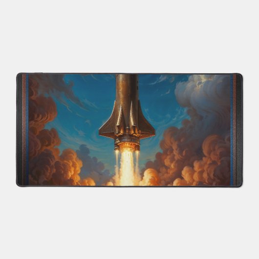 Lancement d'une fusée de fusion rétro époustouflan (Recto)