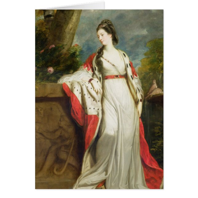Lancer d'Elizabeth, duchesse de Hamilton et (Devant)