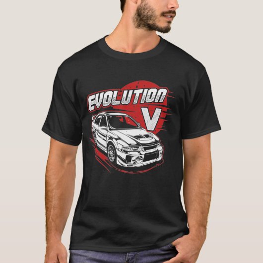Lancer Evolution 5 T-shirt (Voorkant)