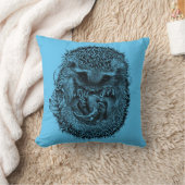 Lancer le coussin avec le hérisson de nuit (Couverture)